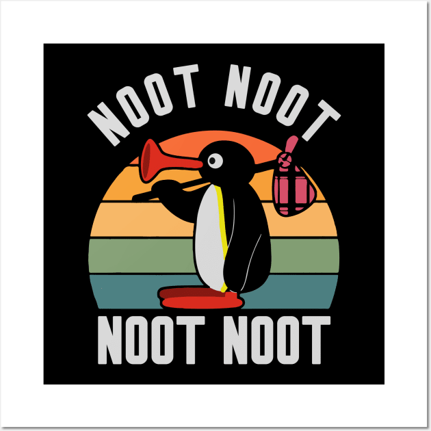 Noot Pingu Noot-Christmas 2023 Wall Art by Work Memes